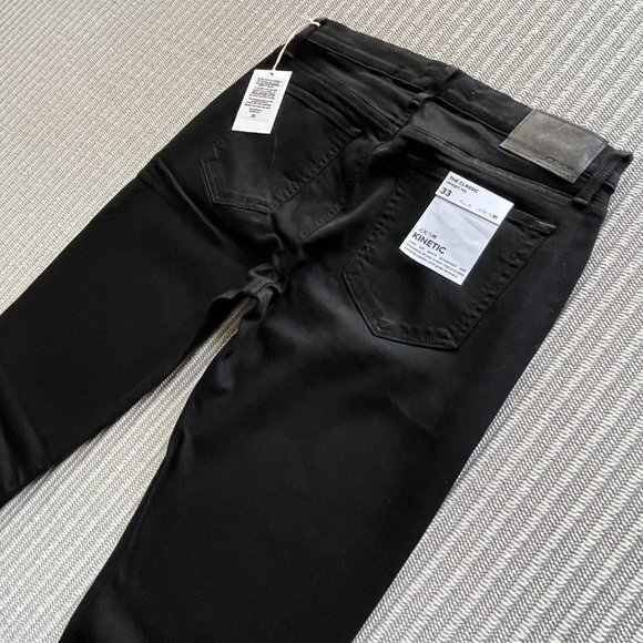 Joe's Jeans Kinetic The Classic Straight Leg - Size 33 / Griffith (Black) - Picture 7 of 12